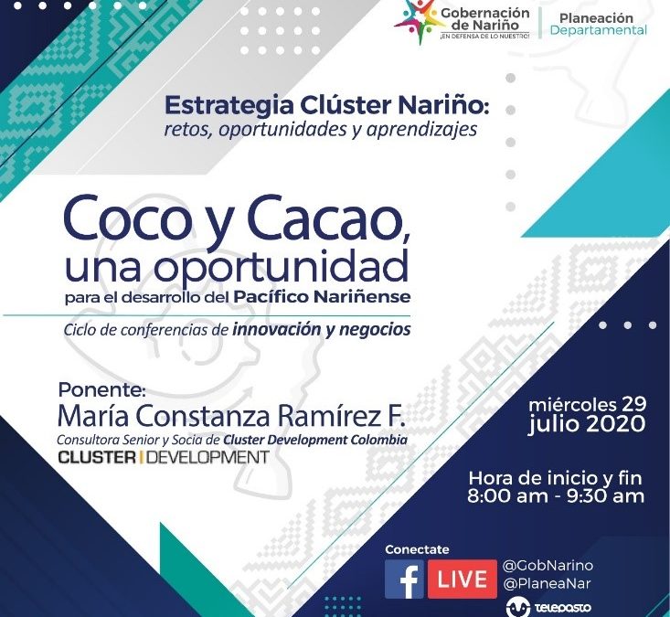Gobernación de Nariño iniciará un ciclo de conferencias de innovación y negocios