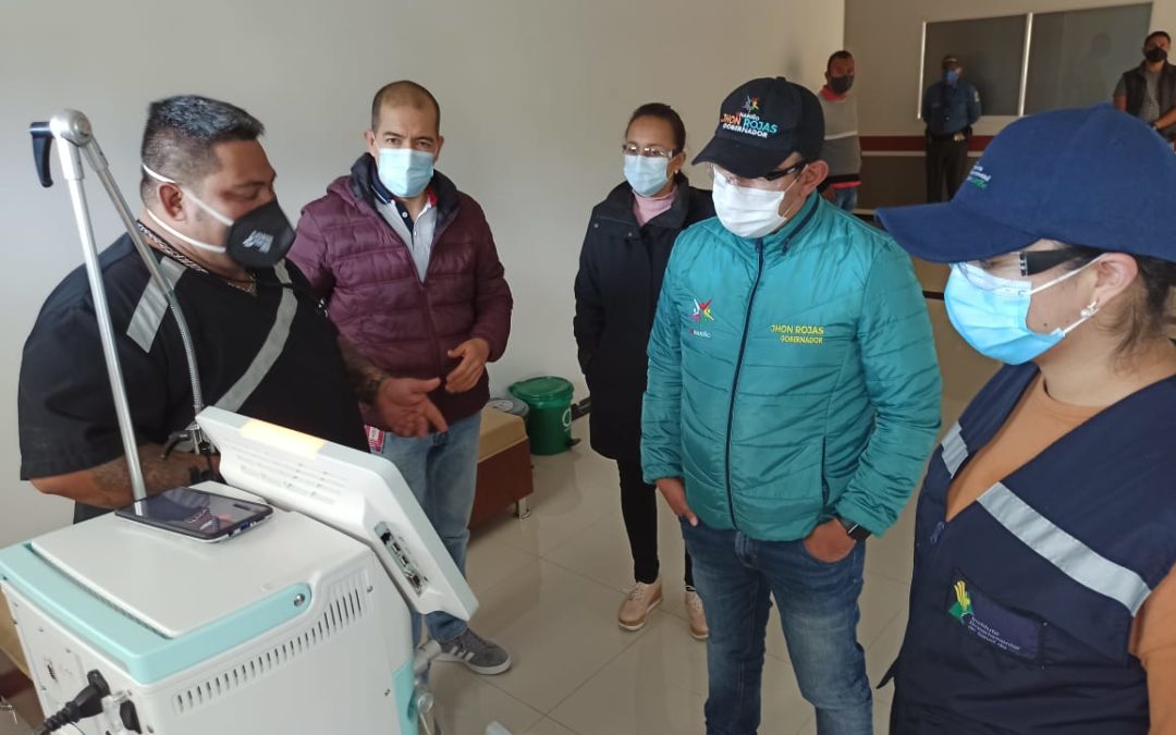 20 nuevos ventiladores se entregaron a la red hospitalaria de Nariño
