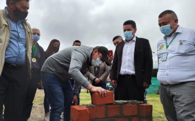 Gobernador de Nariño instaló primera piedra para la construcción de plaza de mercado en Ospina