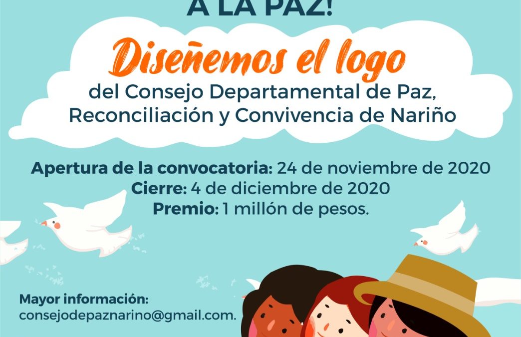 Se abre convocatoria para la creación del logo del Consejo Departamental de Paz, Reconciliación y Convivencia de Nariño