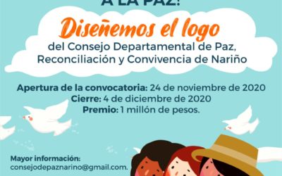Se abre convocatoria para la creación del logo del Consejo Departamental de Paz, Reconciliación y Convivencia de Nariño
