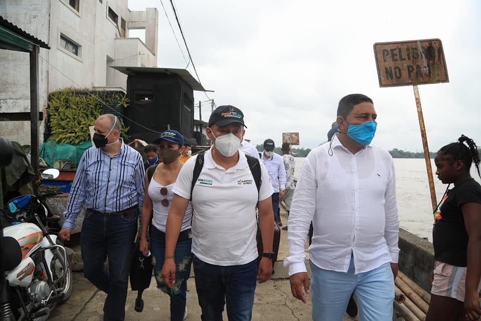 Gobernador de Nariño presentó balance de gestión en costa pacífica de Nariño