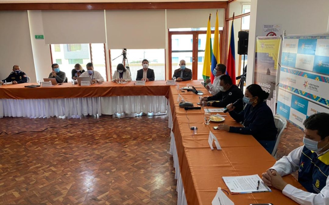 Gobierno de Nariño instaló Puesto de Mando Unificado para vacunación contra COVID-19