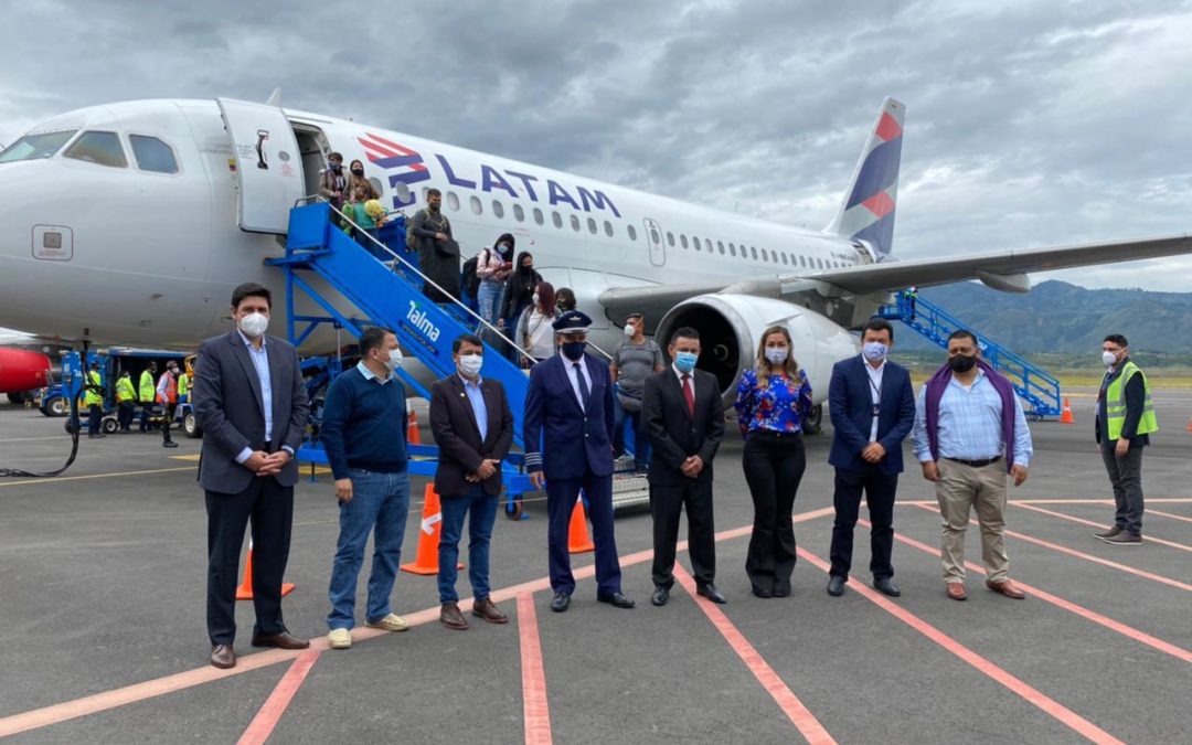 Inaugurada nueva ruta aérea Bogotá – Pasto operada por Latam