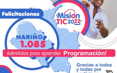1.085 nariñenses serán los próximos programadores del país