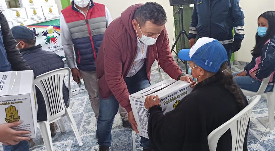 En Guachucal y El Peñol inició entrega de ayuda humanitaria a familias afectadas por las lluvias