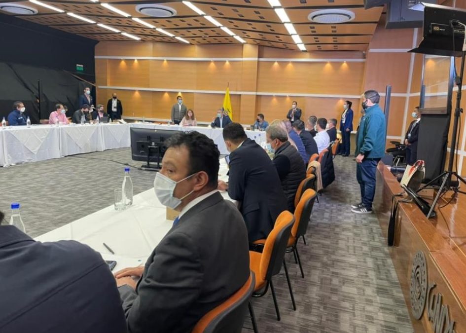 Ante Presidente de Colombia Gobernador planteó situación de Nariño