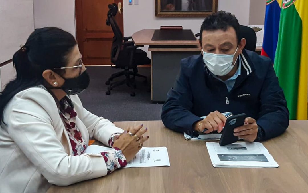Rectora de la Universidad de Nariño y Gobernador se reunieron para coordinar proyectos de inversión para la educación superior