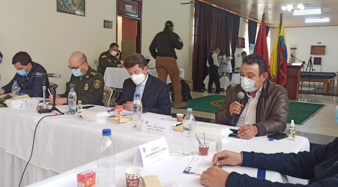 Gobernador de Nariño expresó problemáticas de seguridad ante Ministerio de Defensa