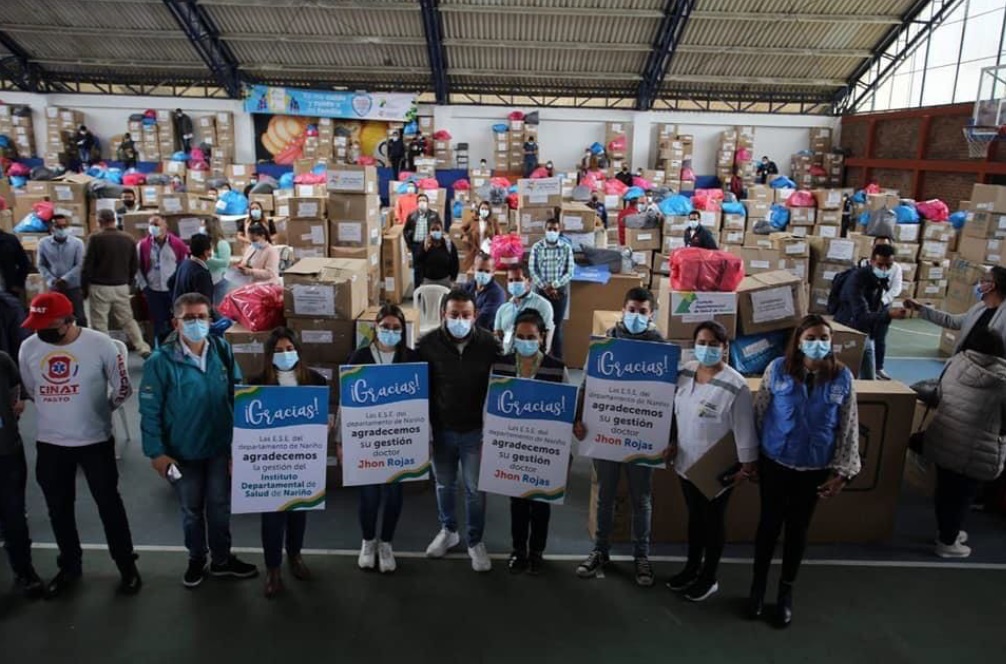 Personal de la salud en el departamento de Nariño recibe elementos de bioprotección