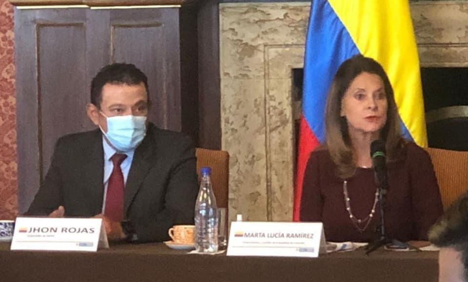 Gobernador de Nariño y gremios de la frontera se reunieron con Vicepresidenta y Canciller de Colombia