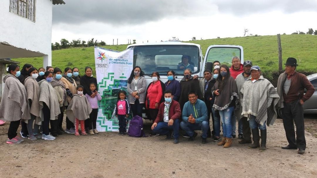 La Gobernación de Nariño finalizó con éxito proyecto lácteo y de producción de hortalizas en el sur de Nariño