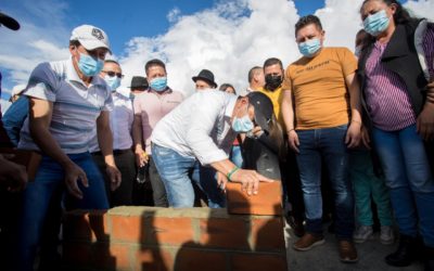 Inician obras de construcción de nuevo parque principal del municipio de Funes