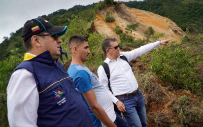 Continúan labores de atención humanitaria a causa de las fuertes lluvias en el municipio de Ancuya.