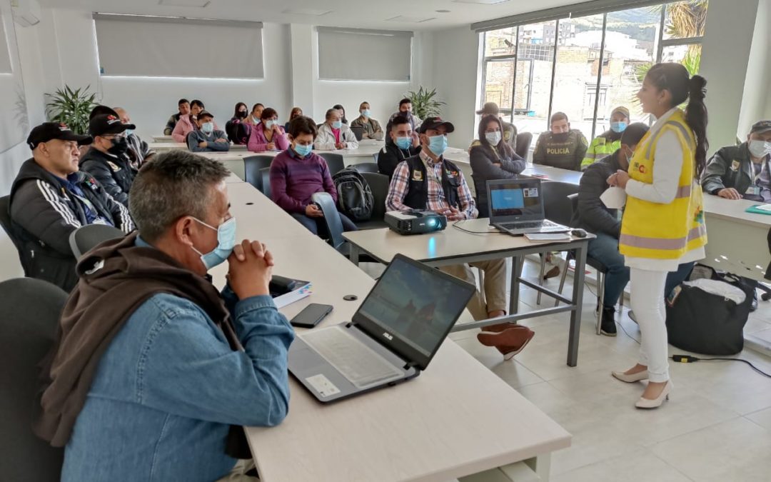Comerciantes del sector Bomboná en Pasto fueron capacitados por la Gobernación en estrategia Anticontrabando
