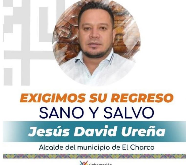 Alcalde de El Charco – Nariño cumple 30 días secuestrado