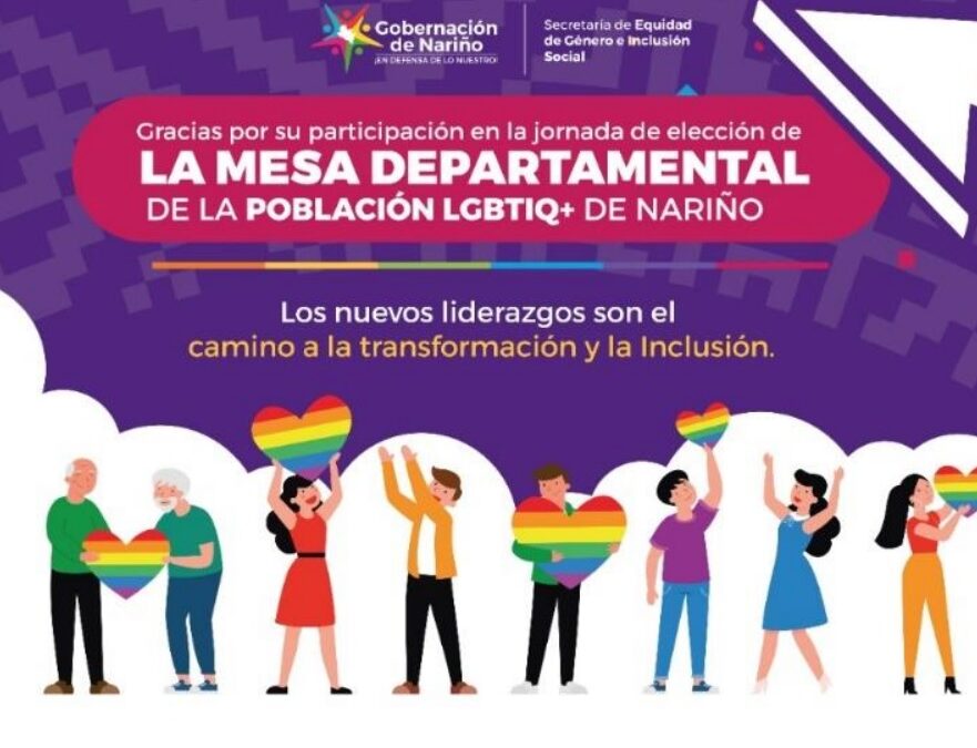 Conformada la Mesa Departamental de la Población LGBTIQ+ en Nariño