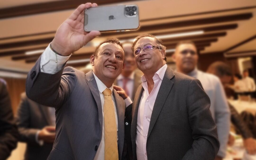 Gobernador de Nariño se reunió con el Presidente Electo, Gustavo Petro