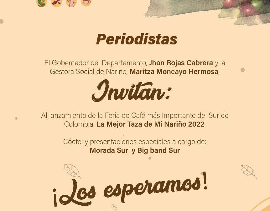 Lanzamiento ‘La Mejor Taza de Mi Nariño 2022’