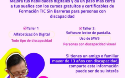 Oportunidad en el mundo digital para personas en situación de discapacidad