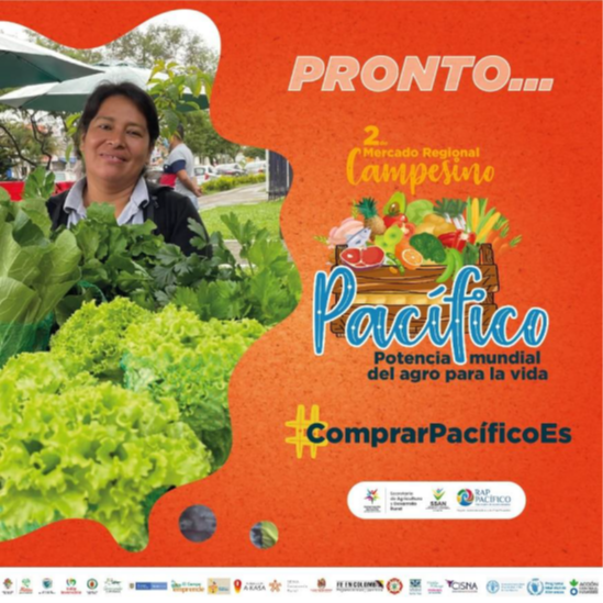 Productores el municipio de Ricaurte participarán en el Mercado Regional Campesino este 23 de septiembre