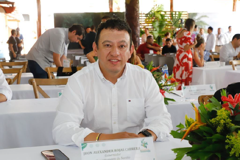 Gobernador de Nariño, Jhon Rojas en la Cumbre de Gobernadores de Colombia en Caquetá.