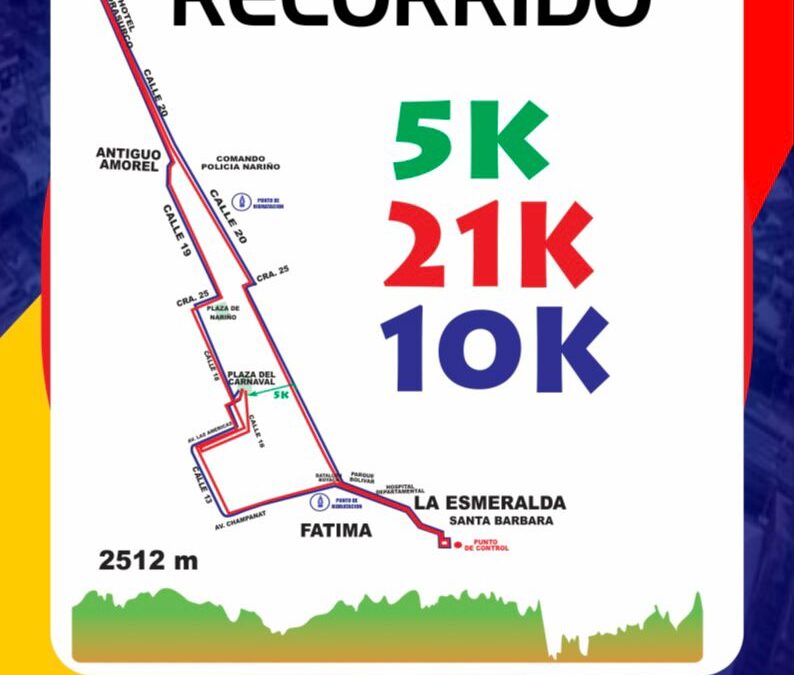 El 6 de noviembre se realizará la carrera atlética San Juan de Pasto 2022