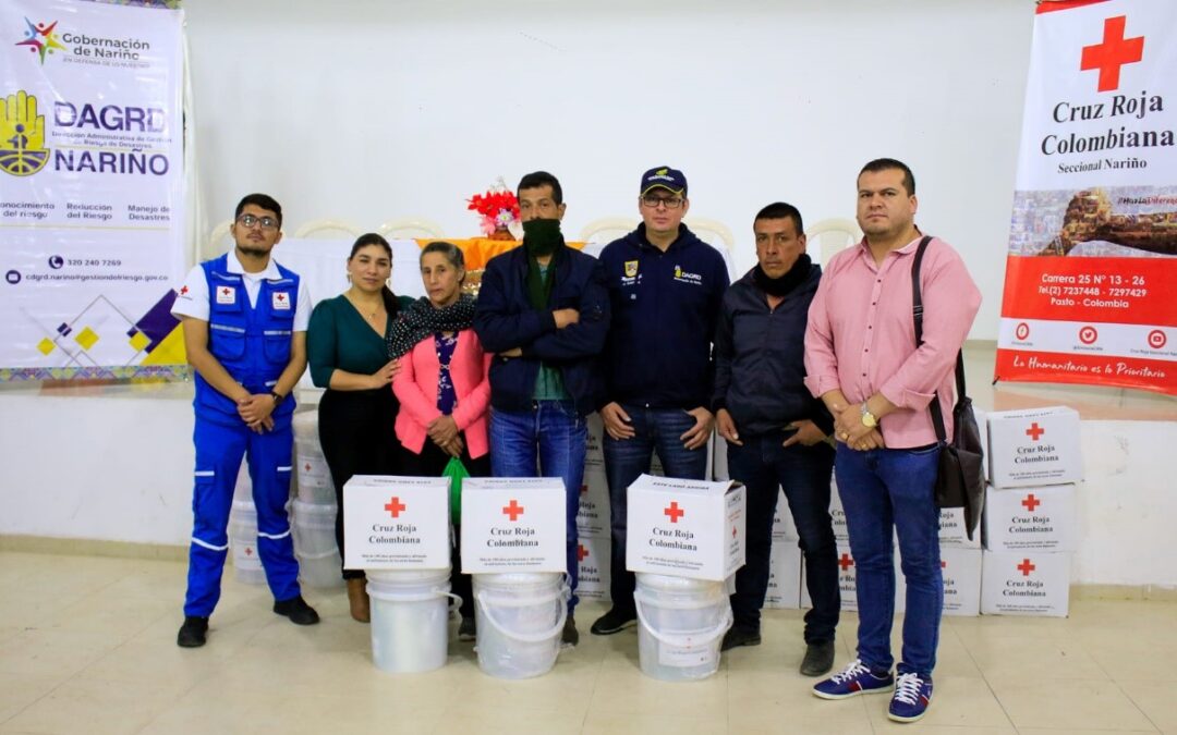Comunidad de Guaitarilla recibe ayudas humanitarias