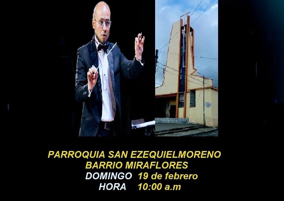 Banda sinfónica Departamental de Nariño ofrecerá concierto en aniversario de la Parroquia San Ezequiel Moreno Díaz de Pasto