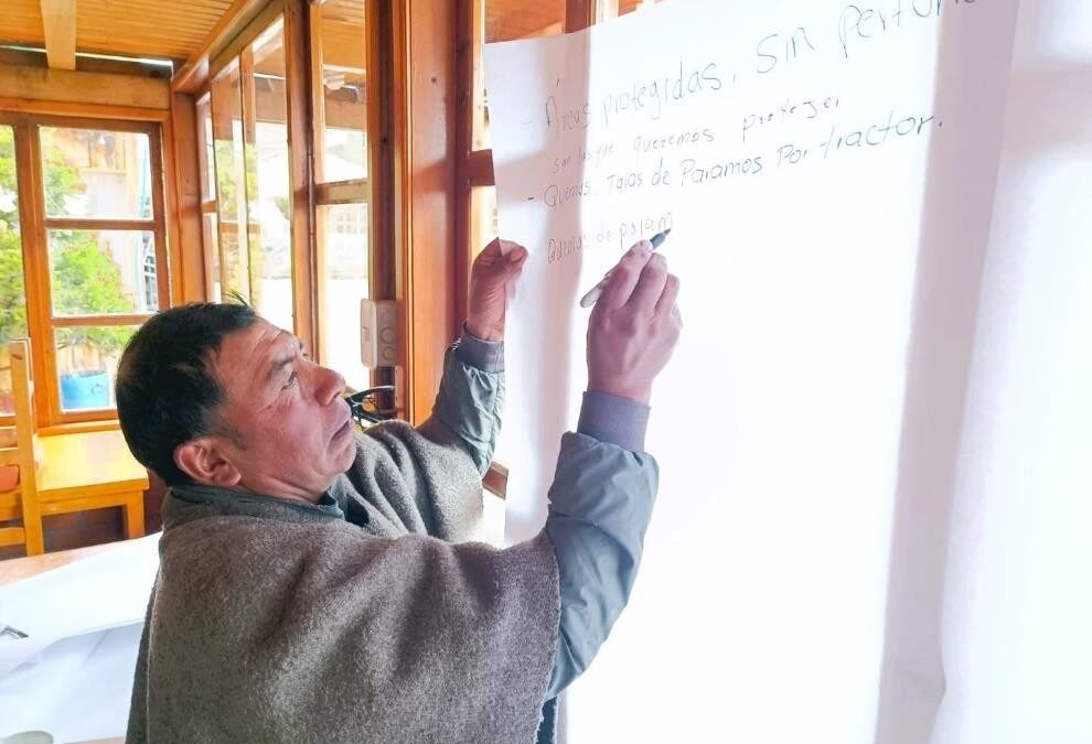 En Cumbal, implementamos la estrategia Pago por Servicios Ambientales