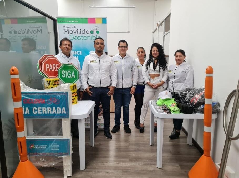 10 municipios e Nariño recibieron señalización para ciclovías recreativas