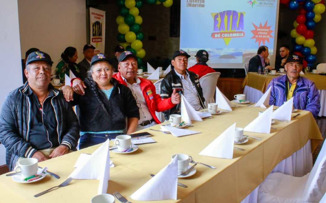 Merecido homenaje a los vendedores de La Lotería de Nariño