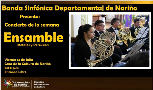 Banda Sinfónica Departamental presenta Concierto: Ensamble