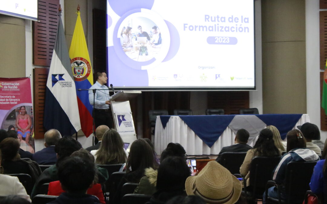 La Ruta de Formalización 2023, es una estrategia que apoya la Gobernación de Nariño para diversos emprendimientos en Pasto