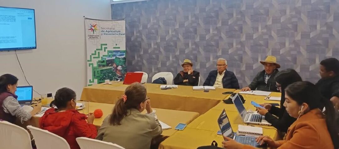 Gobernación de Nariño y miembros de la Mesa Departamental de Diálogo y Concertación Agraria, Étnica y Popular de Nariño,realizaron balance de los proyectos que se implementan en los municipios beneficiados