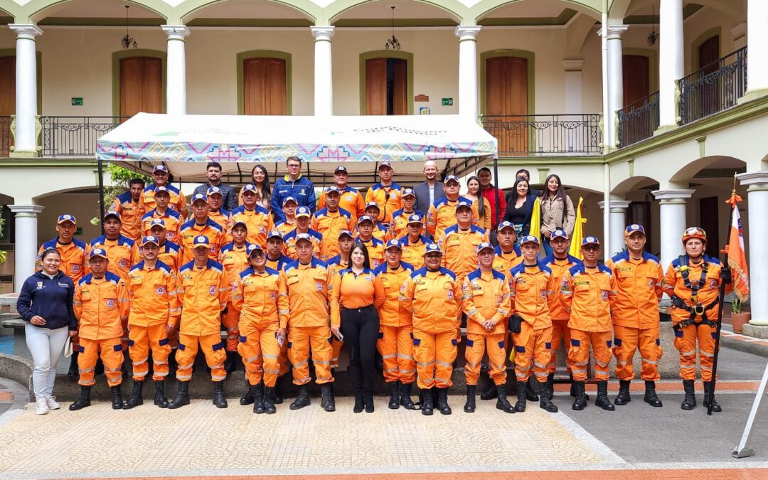 Gobernación de Nariño dotó a juntas de la Defensa Civil con modernos equipos para atención de emergencias