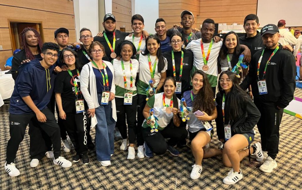 Con 10 medallas: 1 de Plata y 9 Bronces, la Liga de Hapkido cerró su participación en los XXII Juegos Deportivos Nacionales 2023