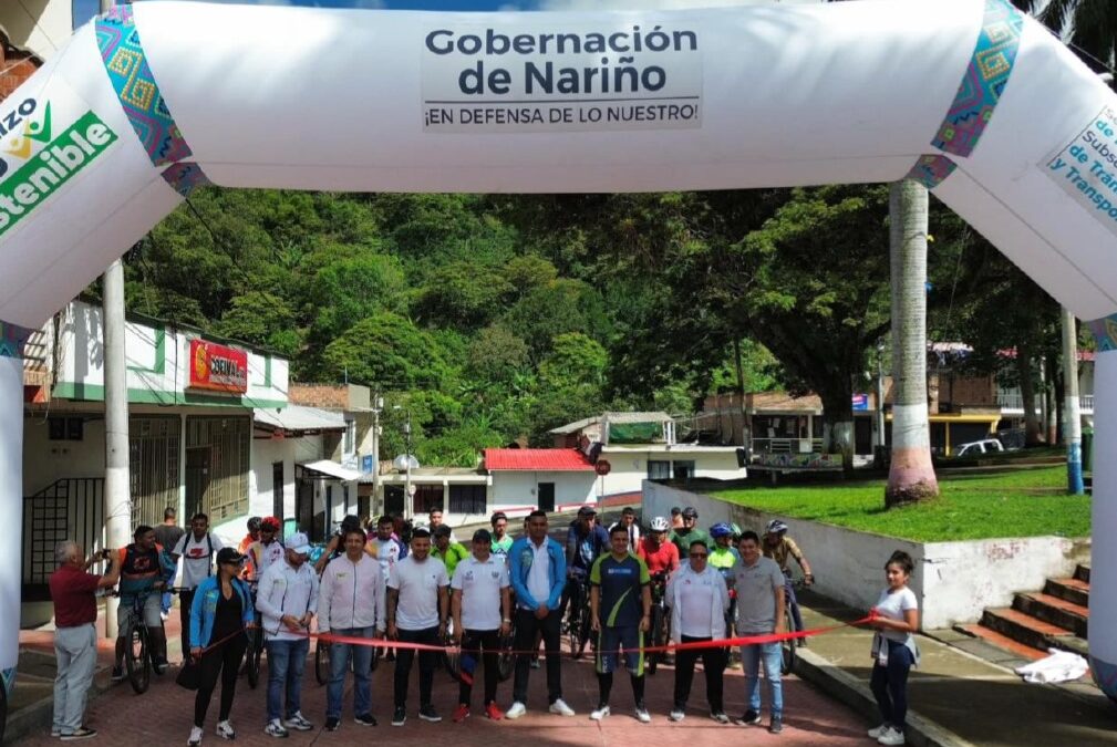 Inauguramos las ciclovías recreativas de los municipios de Consacá y Sapuyes