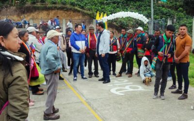 En Yacuanquer, Hicimos la Tarea con la construcción de 7 kilómetros de placa huella entre otros proyectos de infraestructura.
